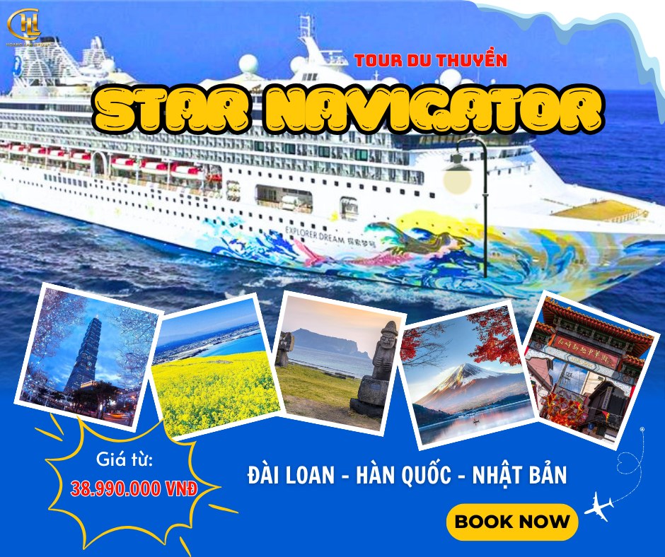 🌊✨ COMBO DU THUYỀN 3 NƯỚC CAO CẤP: ĐÀI LOAN – HÀN QUỐC – NHẬT BẢN ✨🌊