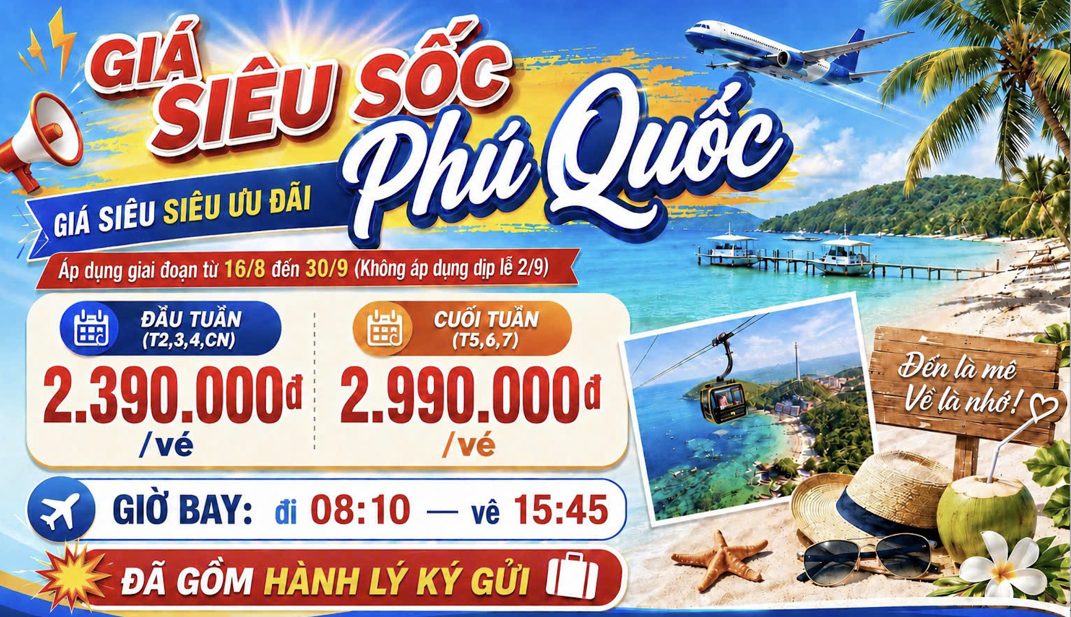 Combo Phú Quốc Hè 2026